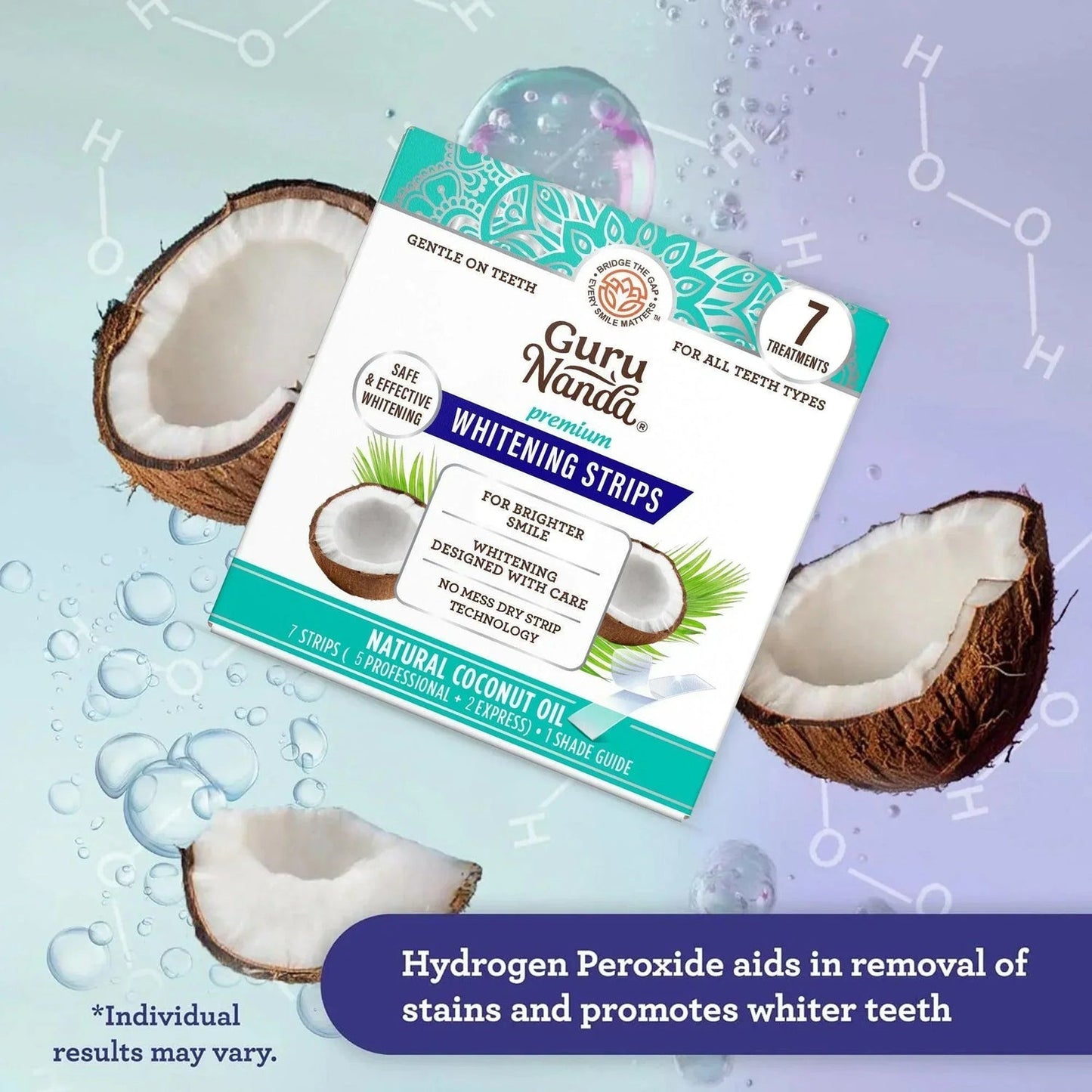 GuruNanda Teeth Whitening Strips