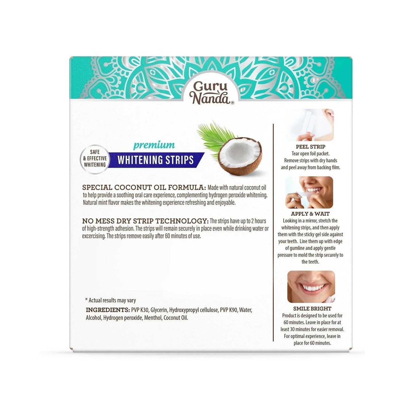 GuruNanda Teeth Whitening Strips